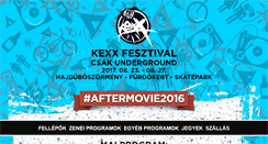 Desktop Screenshot of kexxfeszt.hu